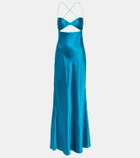 The Sei Silk satin gown