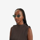 Loewe Eyewear Anagram Cat Eye Sunglasses in Silver 