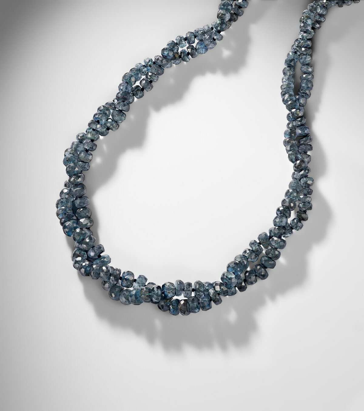 Ileana Makri Beaded necklace with kyanites
