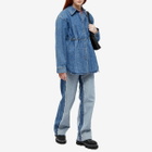 Rejina Pyo Women's Jolene Denim Shirt Jacket in Washed Blue