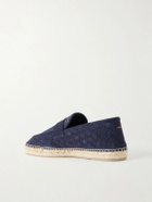 Castañer - Nilo Woven Suede Espadrilles - Blue
