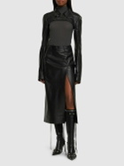 RICK OWENS - Cropped Leather Bolero Jacket