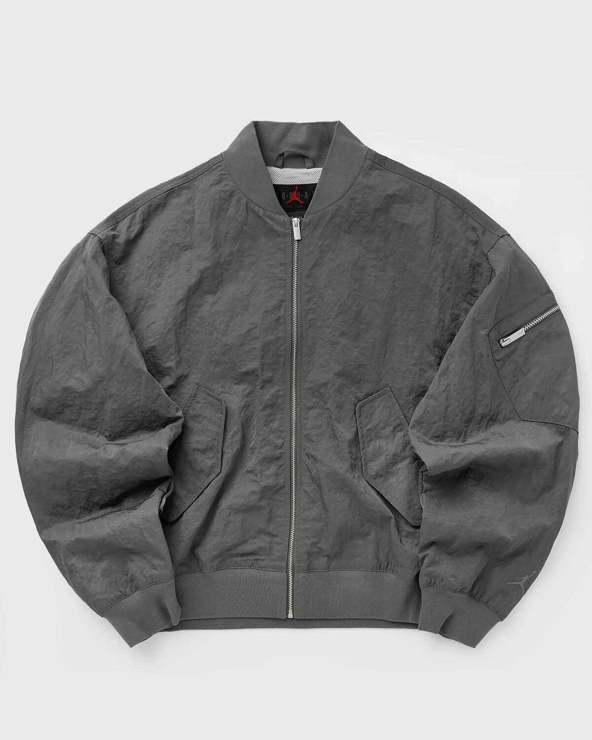 Jordan Jordan Flight Renegade Jacket Grey Womens Bomber Jacket