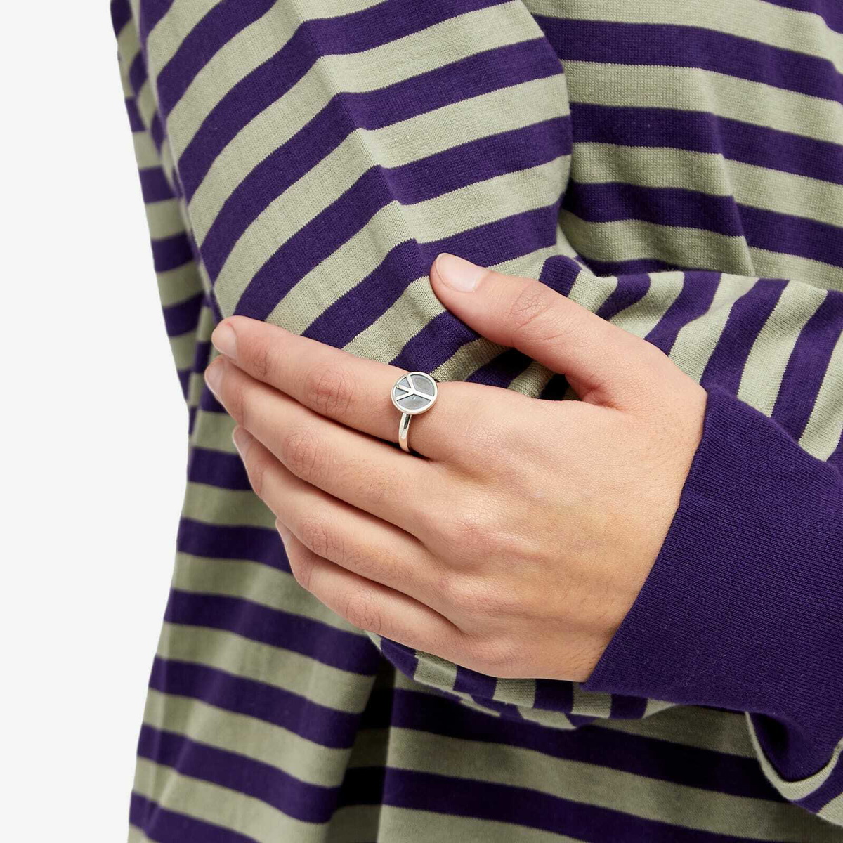 Needles Women's 925 Silver Ring in Peace