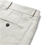 Club Monaco - Grant Slim-Fit Linen Trousers - Light gray