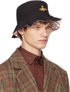 Vivienne Westwood Black Fisher Bucket Hat