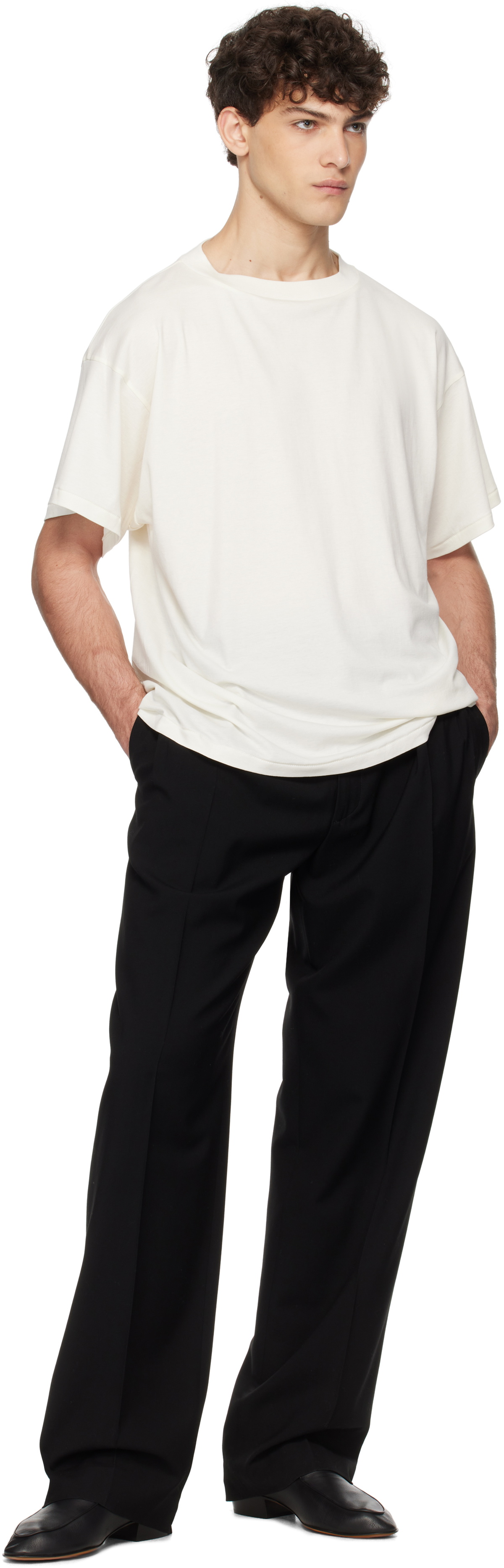 The Row Black Marcello Trousers The Row