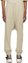 Rick Owens DRKSHDW Off-White Drawstring Lounge Pants