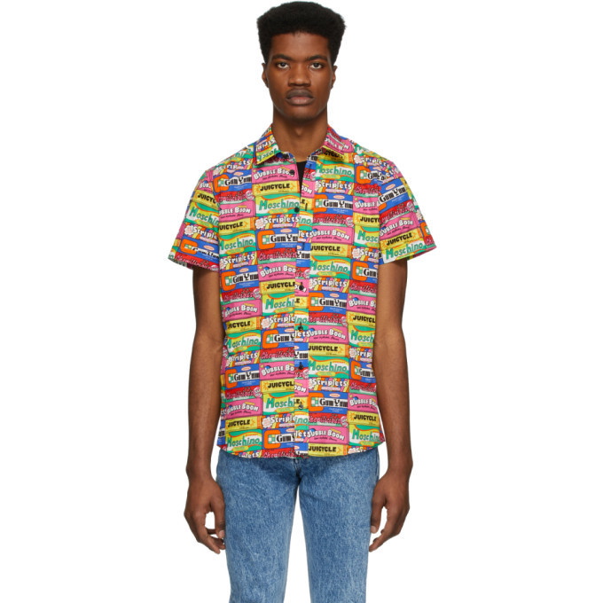 Photo: Moschino Multicolor Chewin Gum Shirt