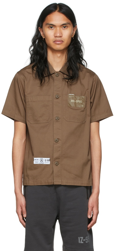 Photo: Izzue Brown Cotton Shirt