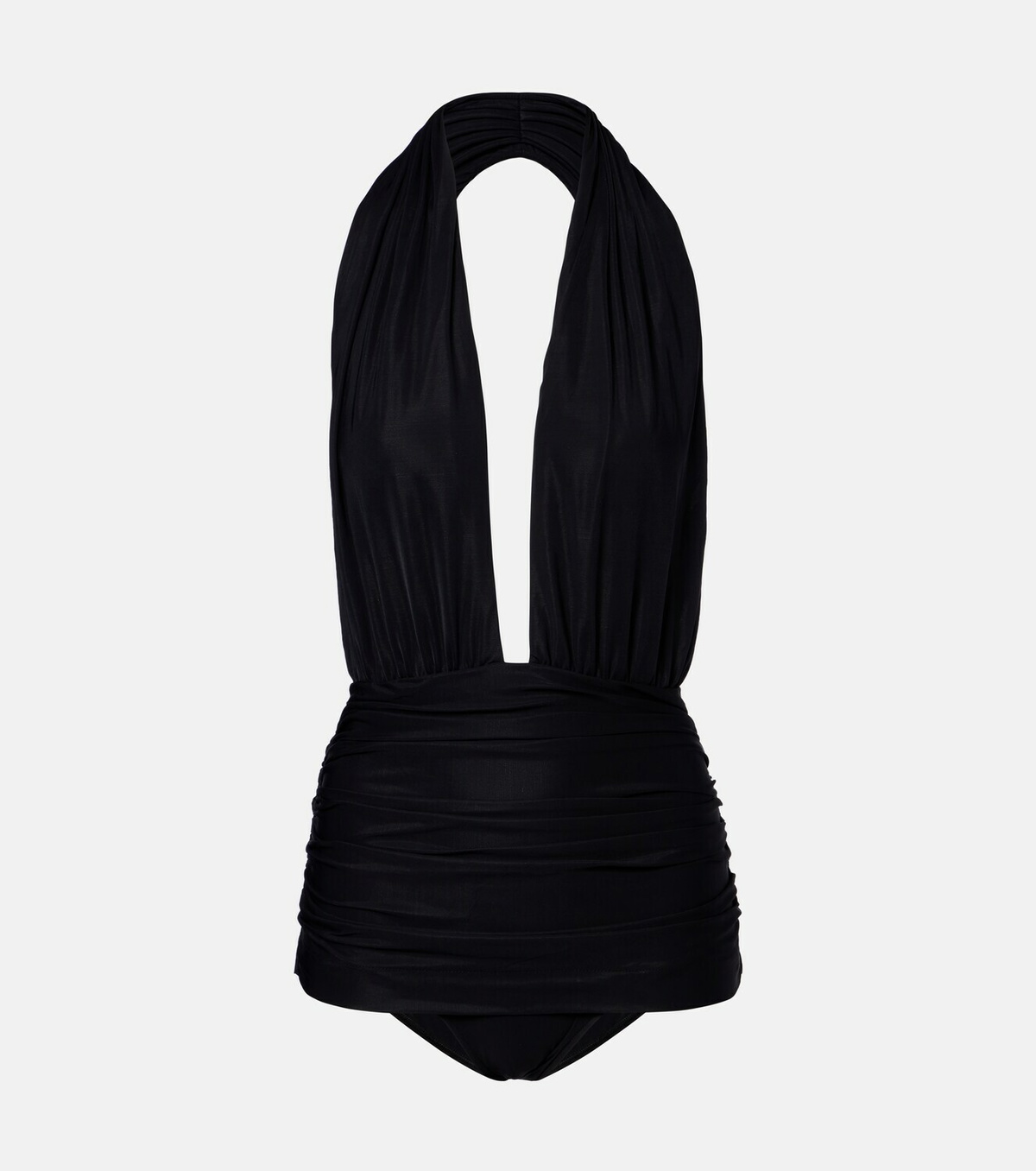 Adriana Degreas Draped halterneck swimsuit
