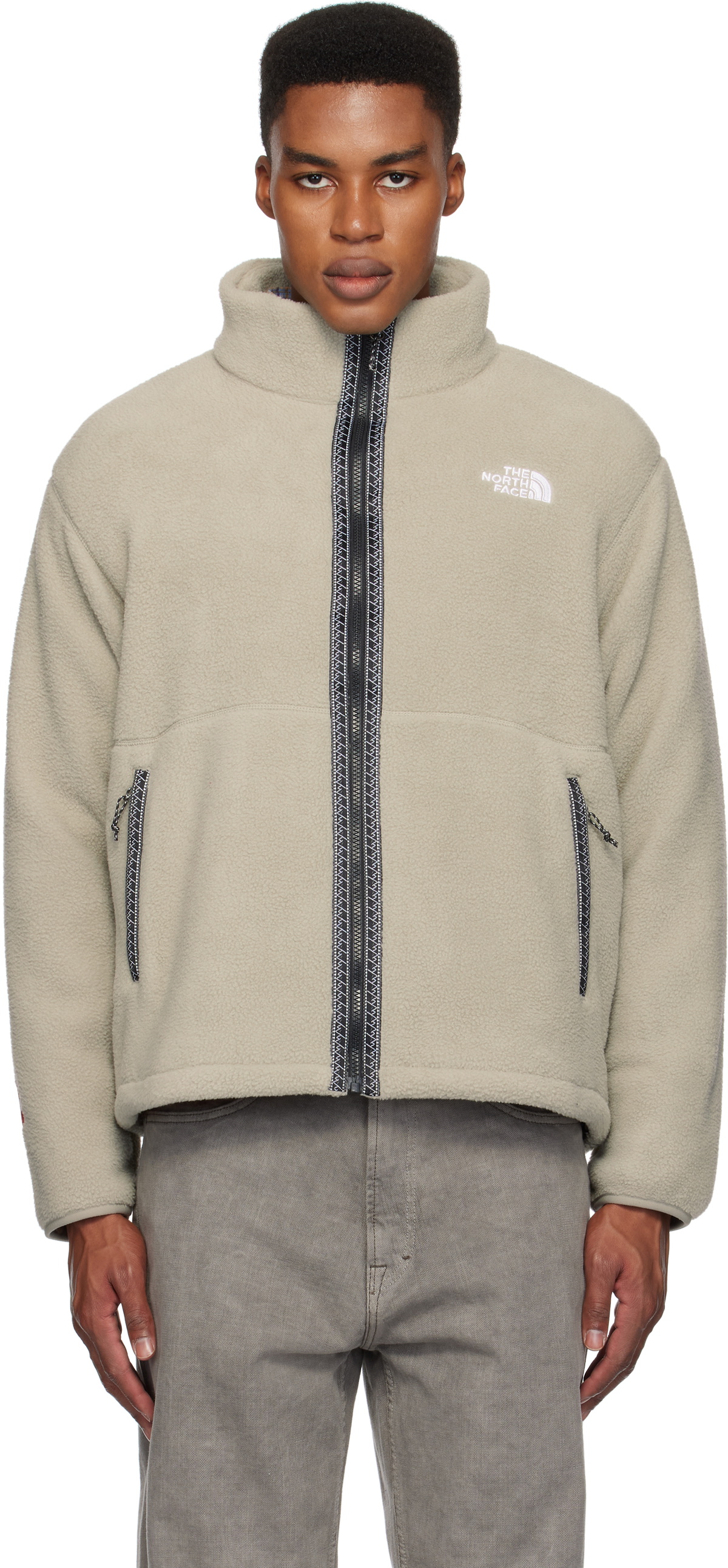 Beige Men's North Face Fleecd NWT shops