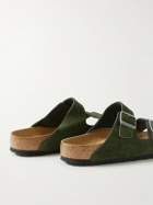 Birkenstock - Arizona Suede Sandals - Green