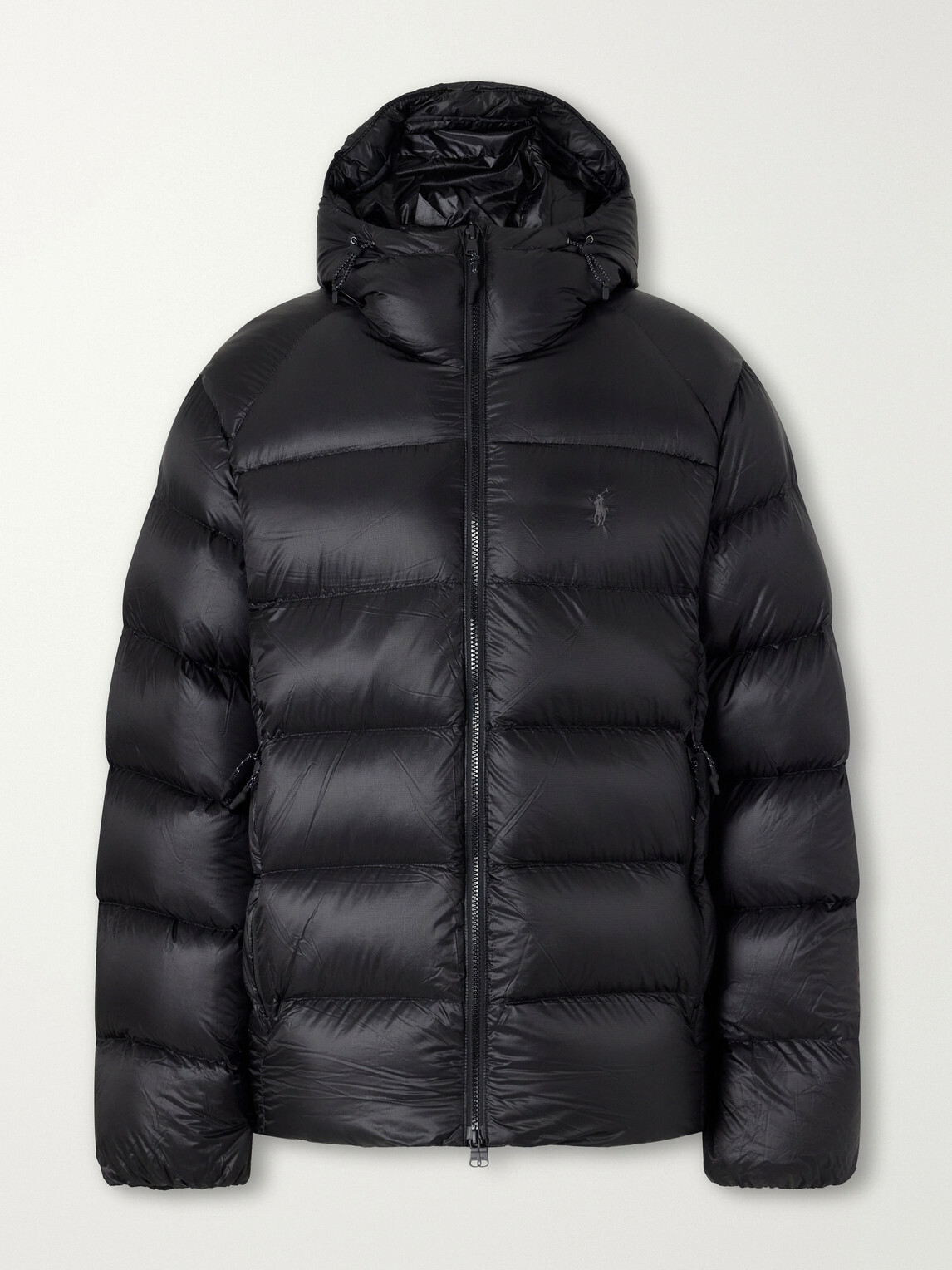 Polo Ralph Lauren - Logo-Embroidered Shell Hooded Down Jacket - Black