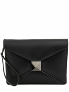 VALENTINO GARAVANI - One Stud Leather Clutch