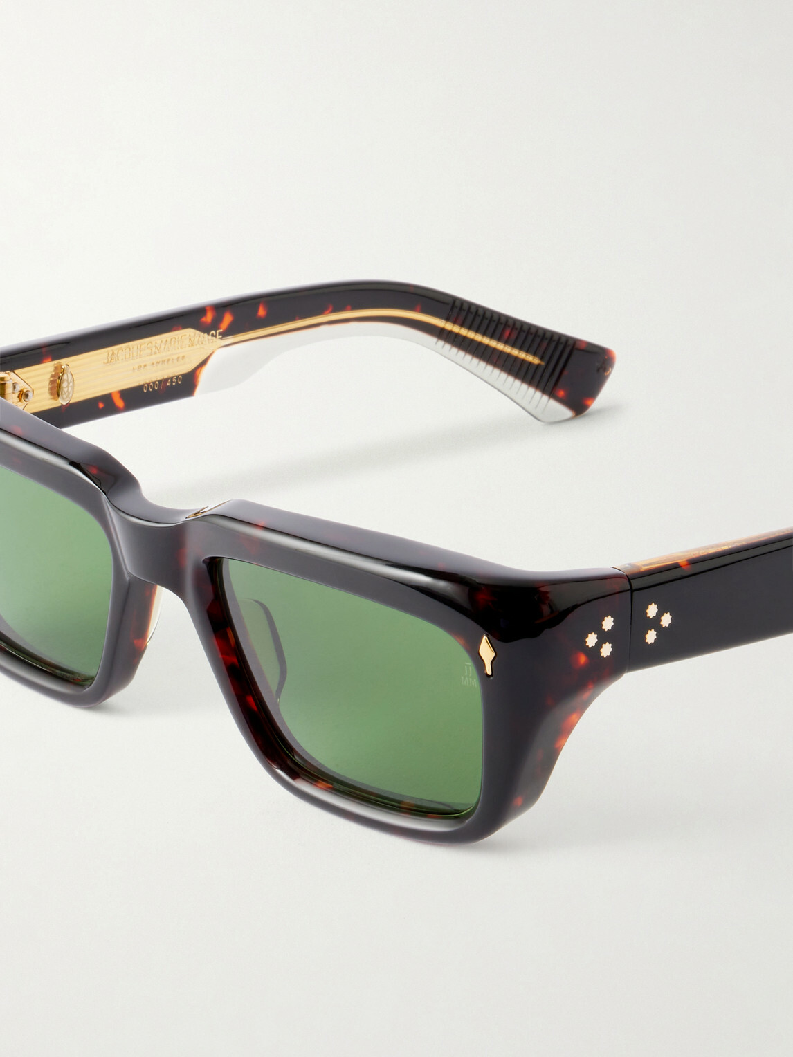 Jacques Marie Mage - Walker Squared-Frame Acetate Sunglasses