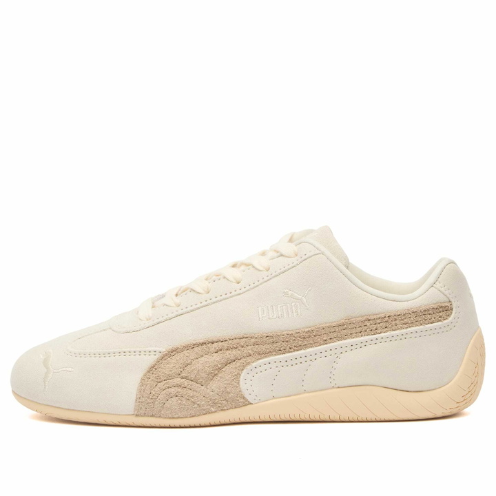 Photo: Puma Women's Speedcat Elevated Sneaker in Warm White/Ice Coffee