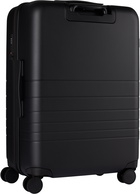 Monos Black Expandable Check-In Medium Suitcase