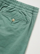 POLO RALPH LAUREN - Logo-Embroidered Cotton-Blend Twill Shorts - Green
