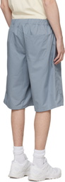 Rier Blue Bermuda Cotton Shorts