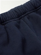 Les Tien - Tapered Garment-Dyed Cotton-Jersey Sweatpants - Blue