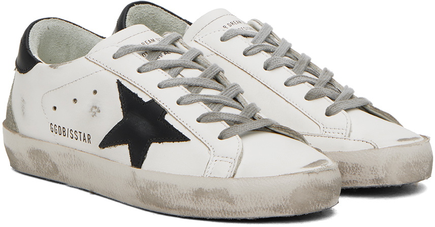 Golden Goose SSENSE Exclusive White Super-Star Sneakers  display picture 1