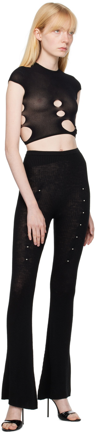 Rui Black Cutout T-Shirt