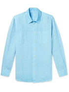 120% - Linen Shirt - Blue