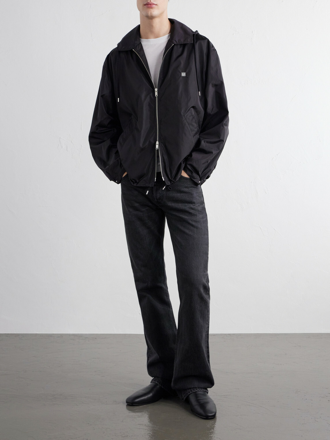 TOTEME - Shell Hooded Jacket - Black