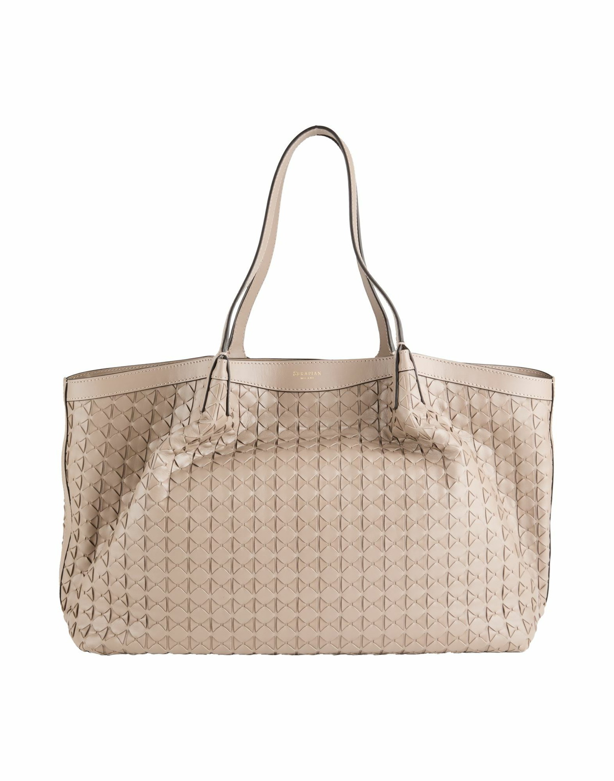 Serapian Womens Handbag Taupe
