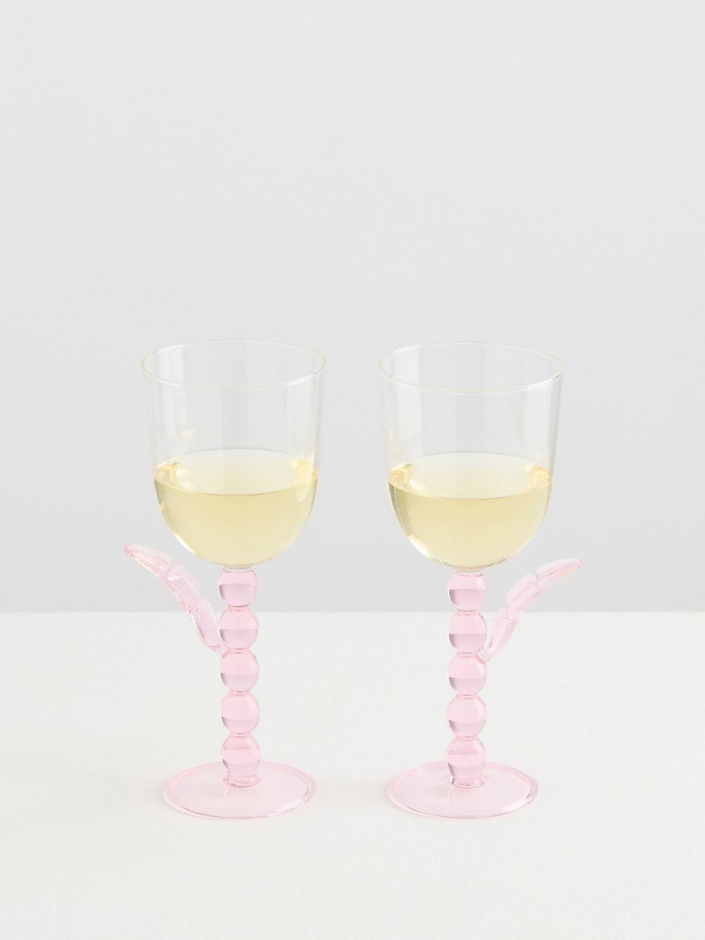 Maison Balzac Clear Palmier Wine Glasses Set