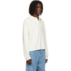 Rhude Off-White Fontaine Long Sleeve Polo