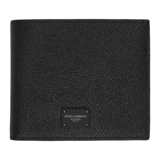 Photo: Dolce and Gabbana Black Dauphine Bifold Wallet