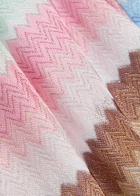 Missoni Zigzag Metallic-knit Swimsuit Multicoloured