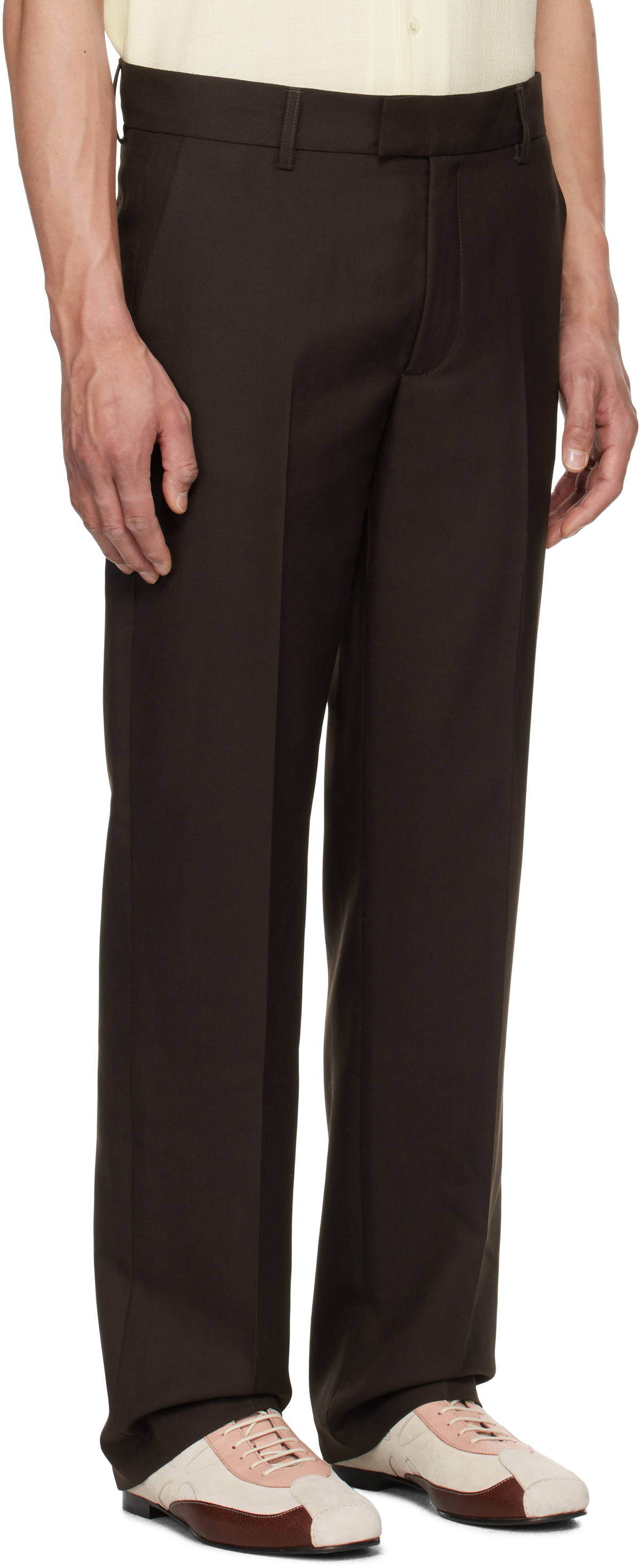 Séfr Brown Mike Suit Trousers