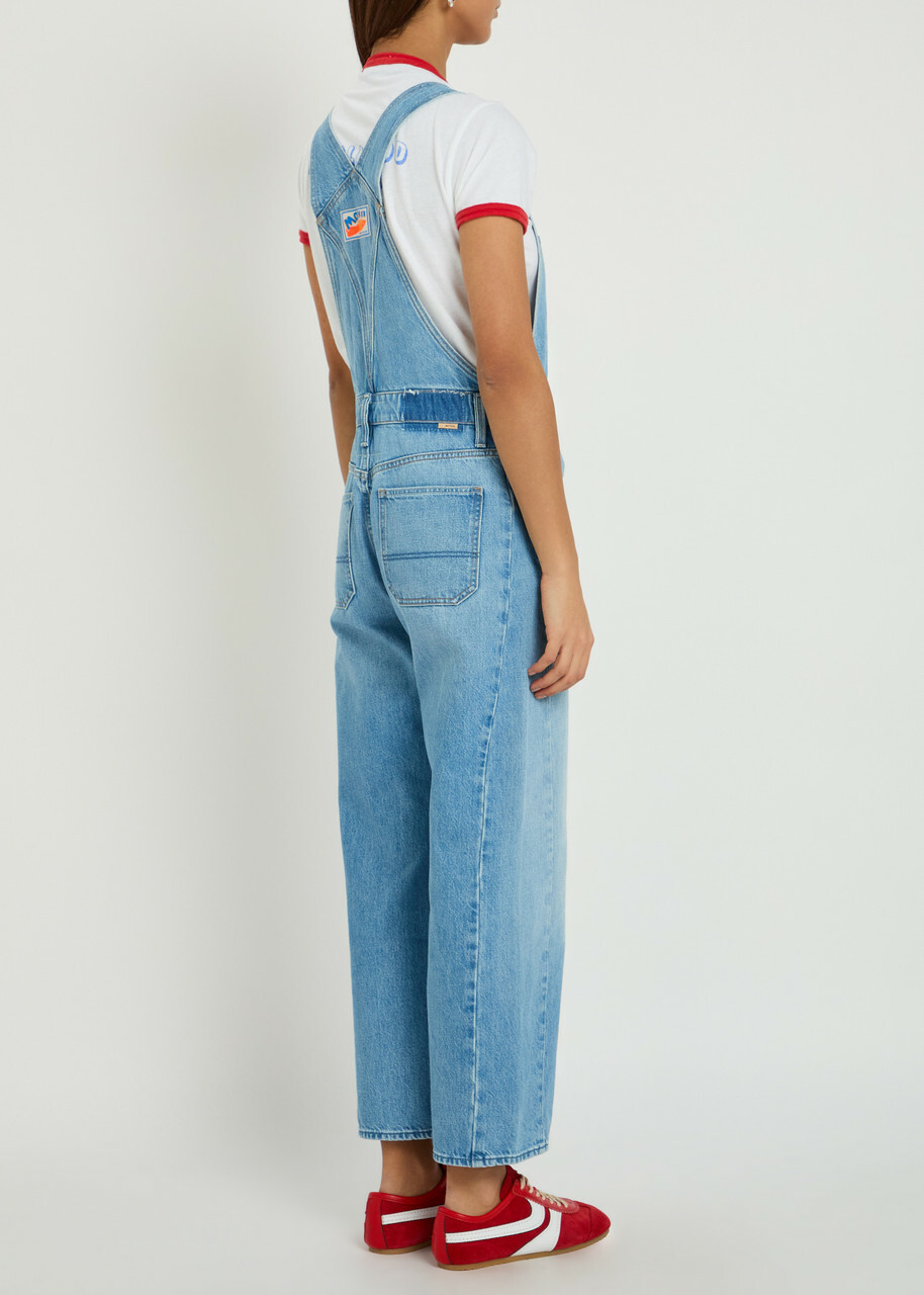 Mother The Half-pipe Denim Overalls Blue