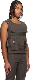 Rick Owens Brown Concordians Bonotto Capsule Ammo Vest