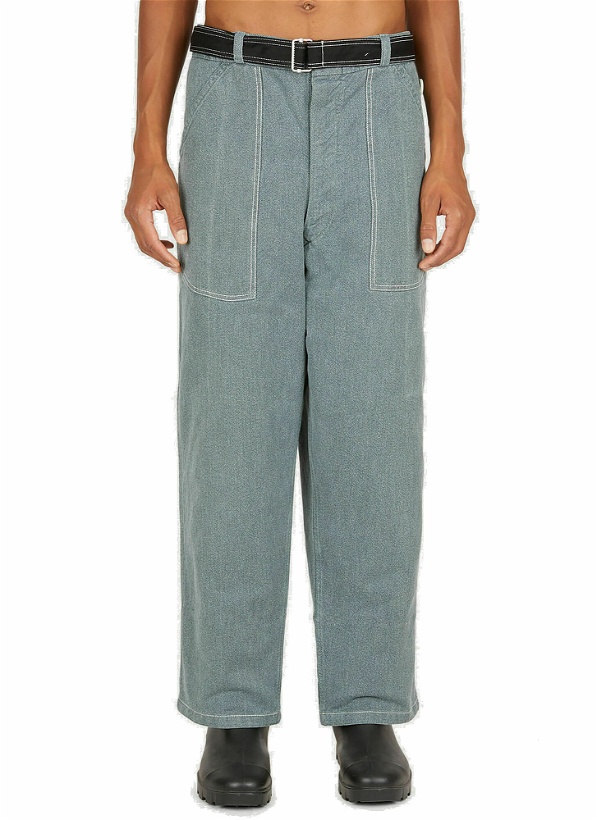 Photo: OAMC RE-WORK - Swiss Army Pants in Blue