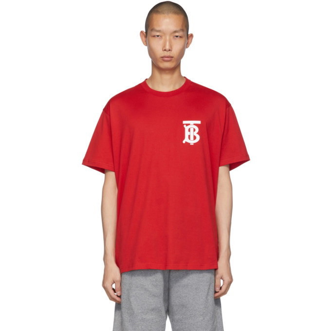 Photo: Burberry Red Emerson T-Shirt
