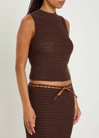 Tods Knit Cotton top Brown