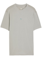 Represent 247 Numbers Stretch-jersey T-shirt Grey