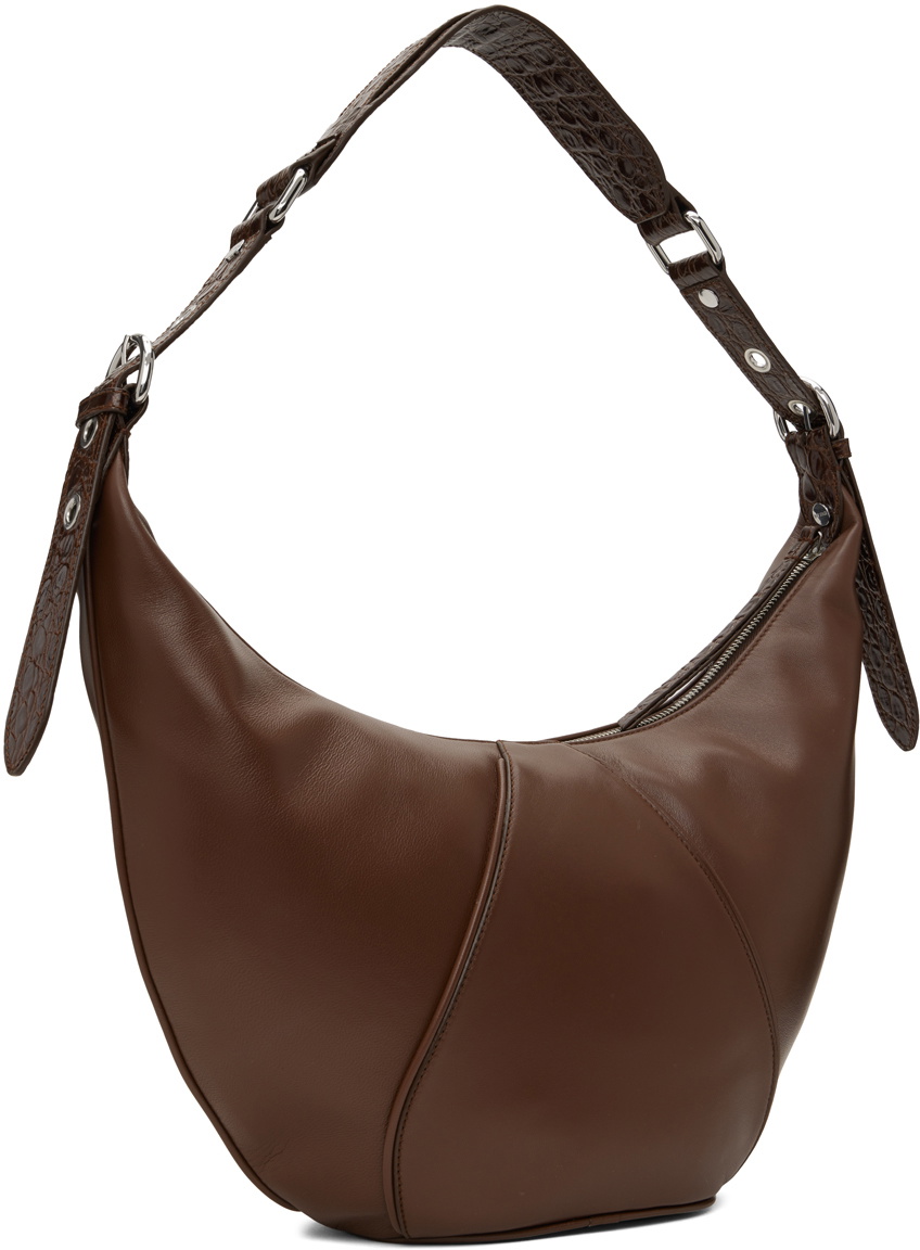 BY FAR Brown Story Shoulder Bag