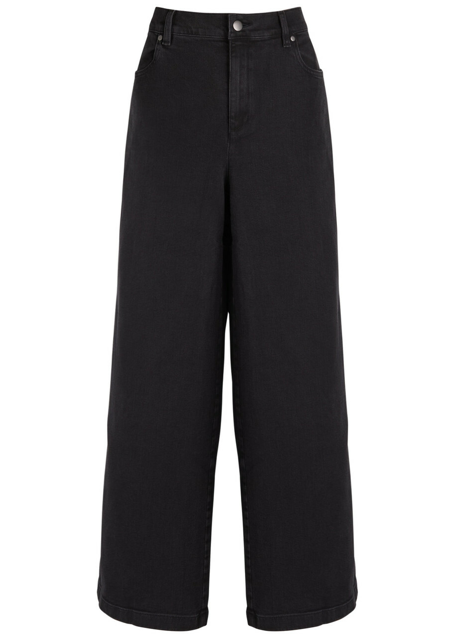 Eileen Fisher Wide-leg Jeans Black