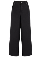 Eileen Fisher Wide-leg Jeans Black