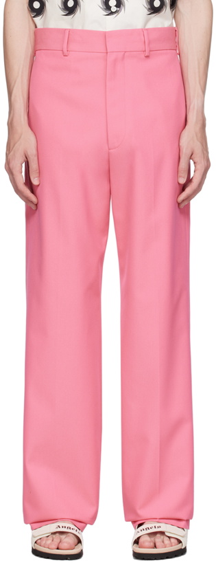 Photo: Palm Angels Pink Sonny Trousers