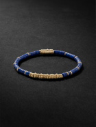 John Hardy - Gold Lapis Lazuli Heishi Beaded Bracelet - Blue