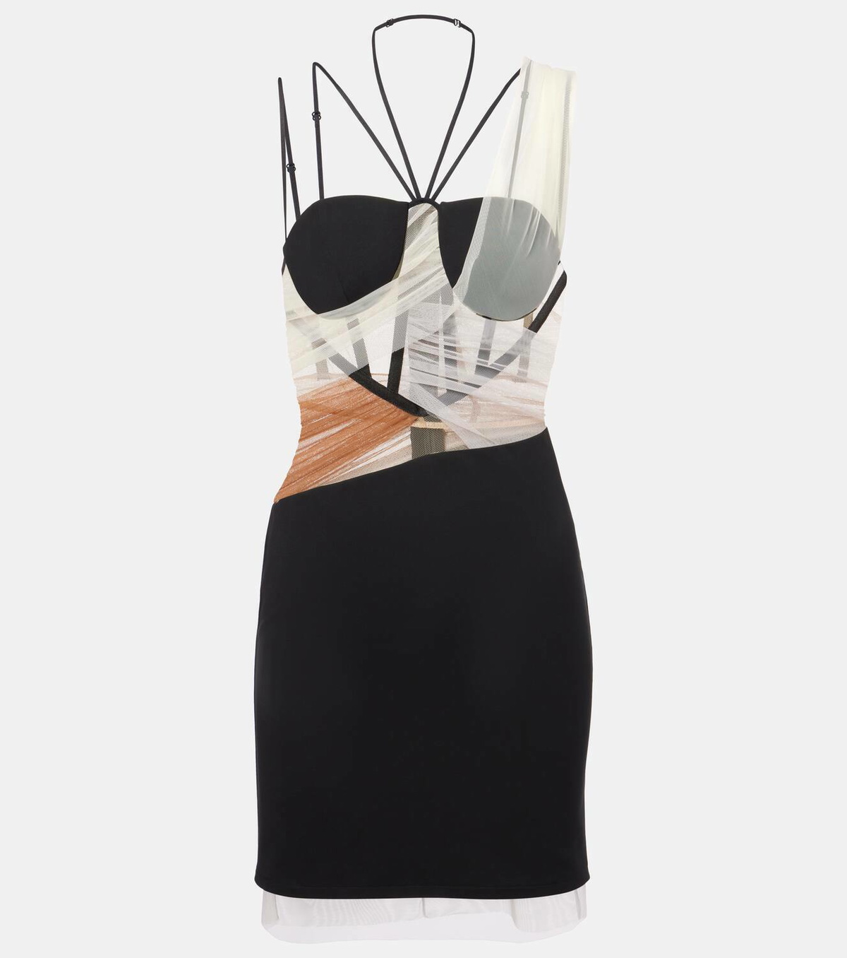 Nensi Dojaka Sacha corset minidress