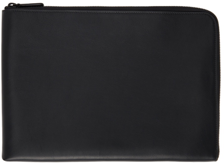 Photo: Common Projects Black Medium Leather Folio Pouch