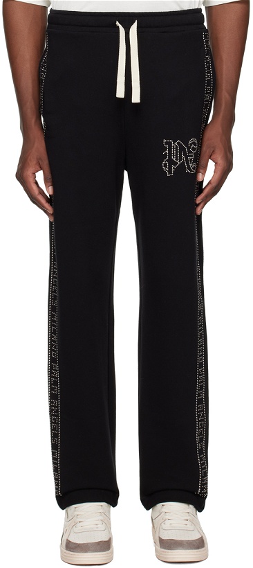 Photo: Palm Angels Black Studded Sweatpants