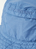 C.P. Company - Logo-Embroidered Garment-Dyed Chrome-R Bucket Hat - Blue